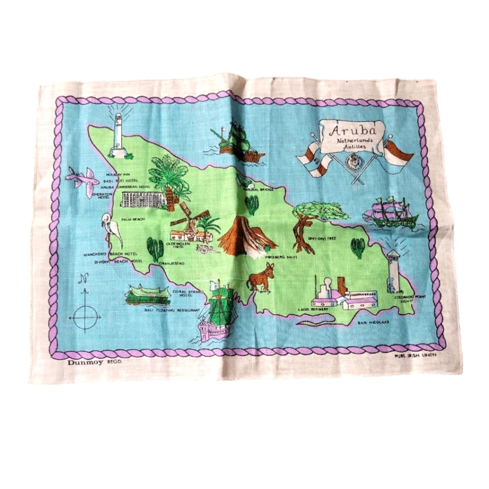 Vintage pure irish linen